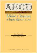 Edici�n y literatura en Espa�a
