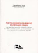 Apuntes hist�ricos del Derecho penitenciario espa�ol