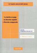 La daci�n en pago en derecho espa�ol y derecho comparado
