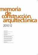 Memoria de construcci�n arquitect�nica 2010.12