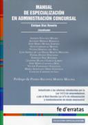 Manual de especializaci�n en administraci�n concursal