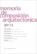 Memoria de composici�n arquitect�nica 2011.13