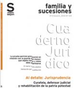 Curatela, defensor judicial y rehabilitaci�n de la patria potestad