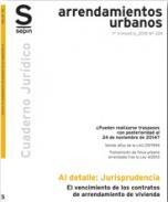 El vencimiento de los contratos de arrendamiento de vivienda