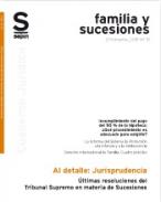 �ltimas resoluciones del Tribunal Supremo en materia de Sucesiones