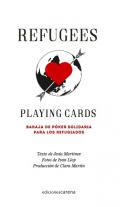 Refugees playing cards