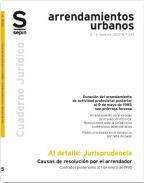 Causas de resoluci�n por el arrendador