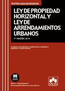 Ley de Propiedad Horizontal y Ley de Arrendamientos Urbanos