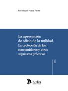 Apreciaci�n de oficio de la nulidad
