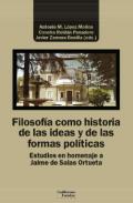 Filosof�a como historia de las ideas y de las formas pol�ticas