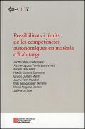 Possibilitats i l�mits de les compet�ncies auton�miques en mat�ria d'habitatge