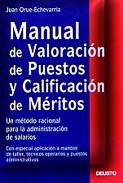 Manual de valoraci�n de puestos y calificaci�n de m�ritos