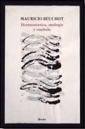 Hermen�utica, analog�a y s�mbolo