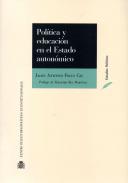 Pol�tica y educaci�n en el estado auton�mico