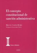 El concepto constitucional de sanci�n administrativa