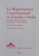 La magistratura constitucional en Espa�a e Italia