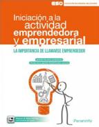 Iniciaci�n a la actividad emprendedora y empresarial