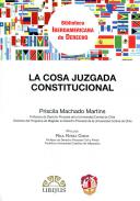 La cosa juzgada constitucional