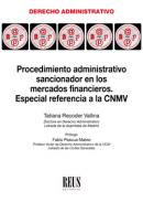 Procedimiento administrativo sancionador en los mercados financieros