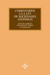 Comentarios a la Ley de Sociedades An�nimas