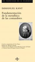 Fundamentaci�n de la metaf�sica de las costumbres