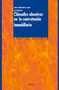 Clausulas abusivas en la contrataci�n inmobiliaria