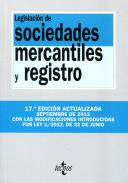 Legislaci�n de sociedades mercantiles y registro