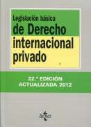 Legislaci�n b�sica de derecho internacional privado