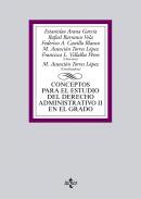 Conceptos para el estudio del Derecho administrativo II en el grado