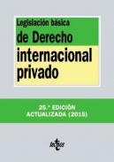 Legislaci�n b�sica de Derecho Internacional privado