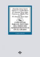 Conceptos para el estudio del Derecho administrativo II en el grado