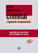 Ley de Enjuiciamiento Criminal y legislaci�n complementaria