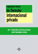 Legislaci�n b�sica de Derecho Internacional privado