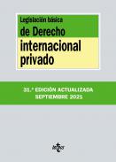 Legislaci�n b�sica de Derecho Internacional privado