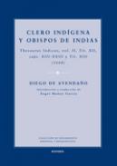 Clero ind�gena y obispos de Indias