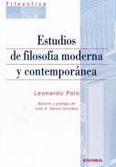 Estudios de filosof�a moderna y contempor�nea