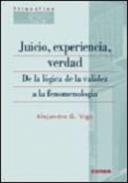 Juicio, experiencia, verdad