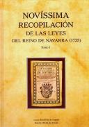Nov�ssima recopilaci�n de las Leyes del Reino de Navarra (1735)