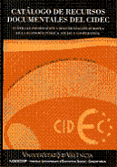 Cat�logo de recursos documentales del CIDEC