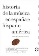 Historia de la m�sica en Espa�a e Hispanoam�rica, 8