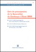 Llei de pressupostos de la Generalitat de Catalunya i l'Estat 2005