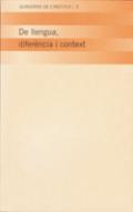 De llengua, difer�ncia i context