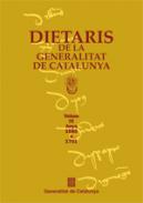 Dietaris de la Generalitat de Catalunya, 9