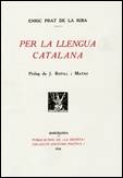 Per la llengua catalana