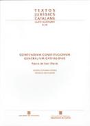 Compendium Constitucionum Generalium Cathalonie