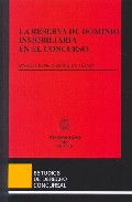 La reserva de dominio inmobiliaria en el concurso