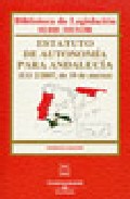 Estatuto de Autonom�a para Andaluc�a