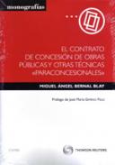 El contrato de concesi�n de obras p�blicas y otras t�cnicas 