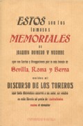 Estos son los famosos Memoriales de Joaqu�n Romero y Murube