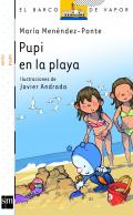 Pupi en la playa
